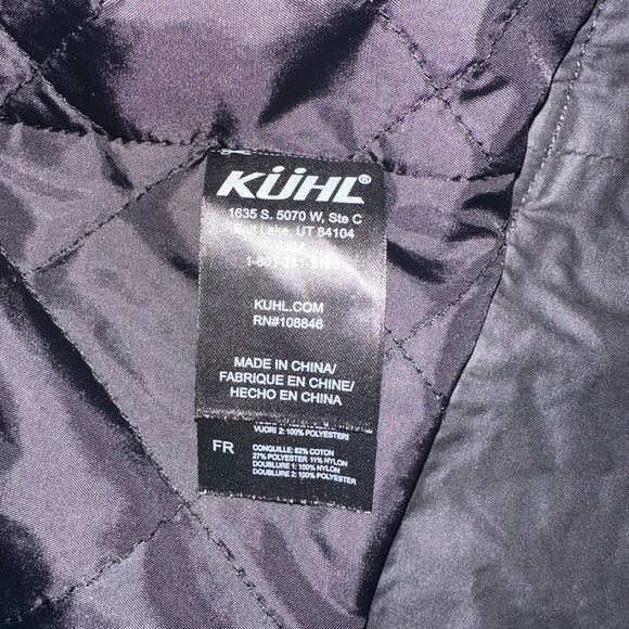 Kuhl Kafe Racer Black Waxed Jacket Mens Small - Picture 7 of 9